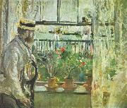 Berthe Morisot Eugene Manet on the Isle of Wight France oil painting artist